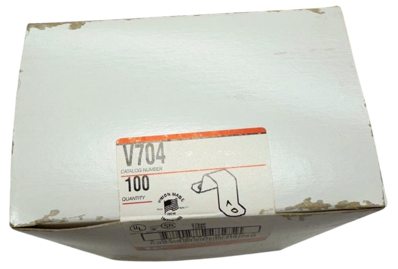 (Box of 100) Wiremold V704 Ivory STL Strap 700 *Free Shipping*