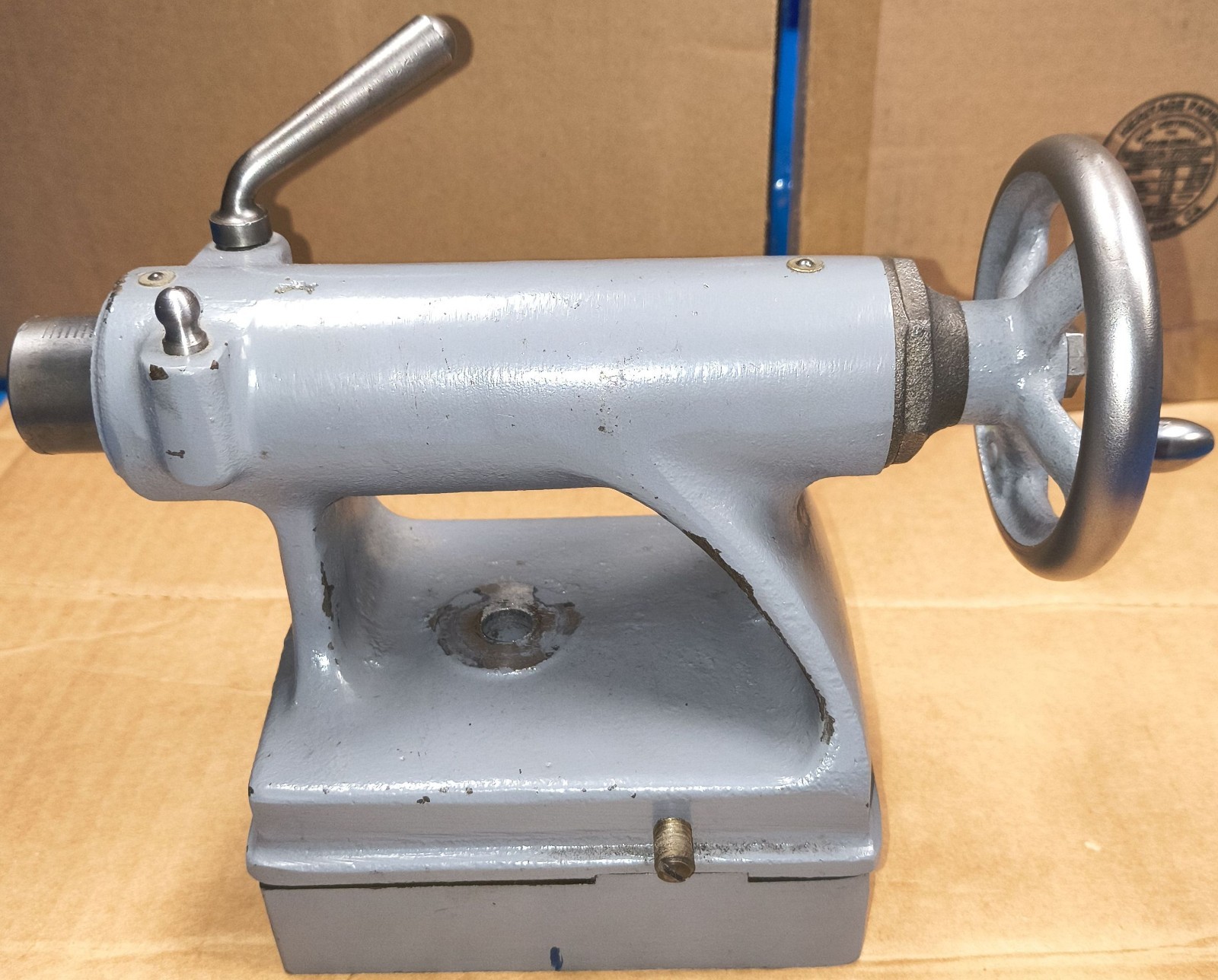 Logan 9” Lathe Tailstock LB-75 with tall base LB-191, and clamp