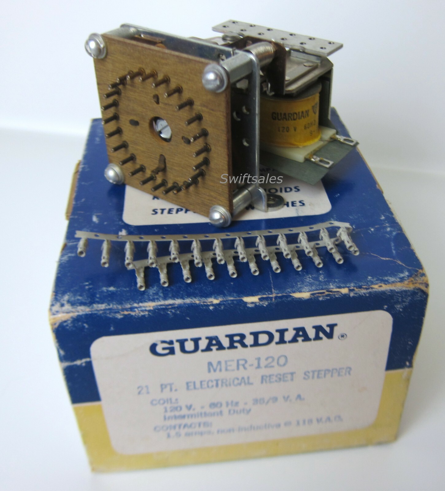Guardian Electric MER-120A Electrical Reset Stepper – 21PT Stepping Relay Switch