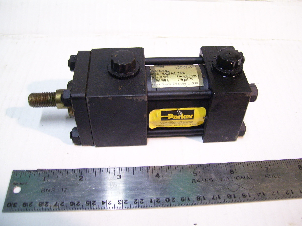 NEW PARKER 01.50-F2ANUS14A-0.500 1.5″ BORE X .50″ STRK 250PSI AIR CYLINDER P2138