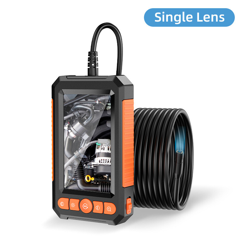 LCD Endoscope 1080P HD Industrial Borescope 4.3inch 8mm Inspection Snake Camera
