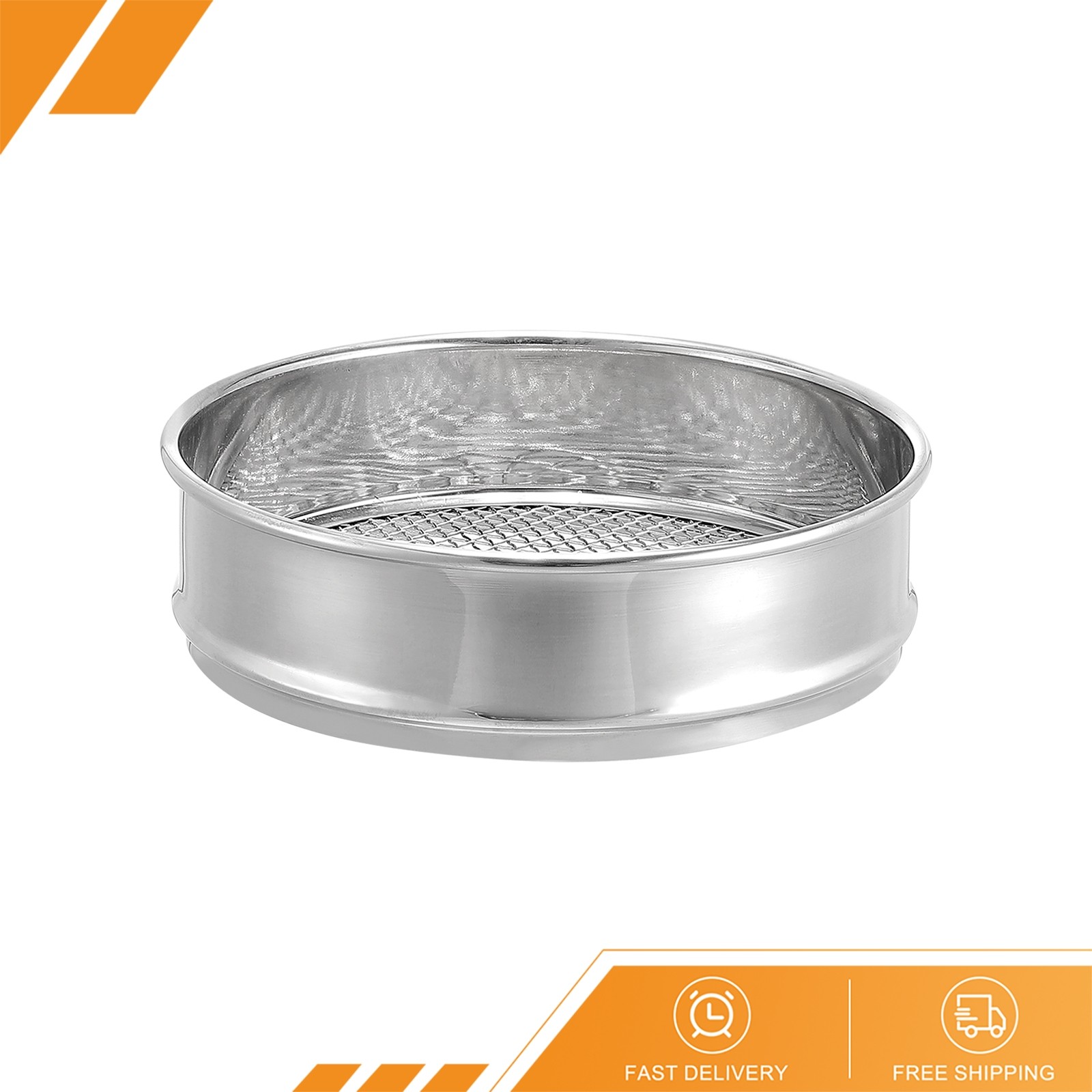 5 Mesh Lab Sieve 8″ Diameter Test Sieve 304 Stainless Steel Wires Cloth 4mm
