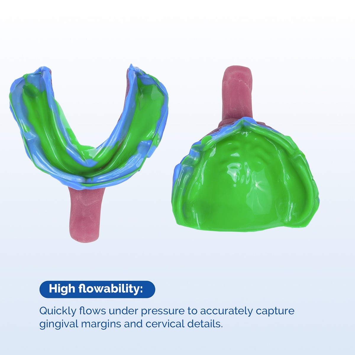 Dental Elastomeric Impression Material Normal/Fast Set Dispenser-Mix Type 1/2/3