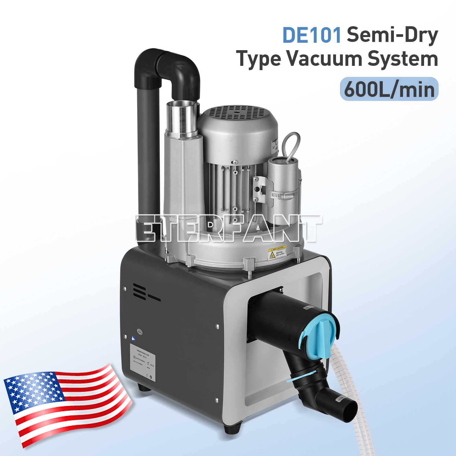 ETERFANT Mobile Electric Suction Unit/Dental Delivery Unit System Cart Treatment