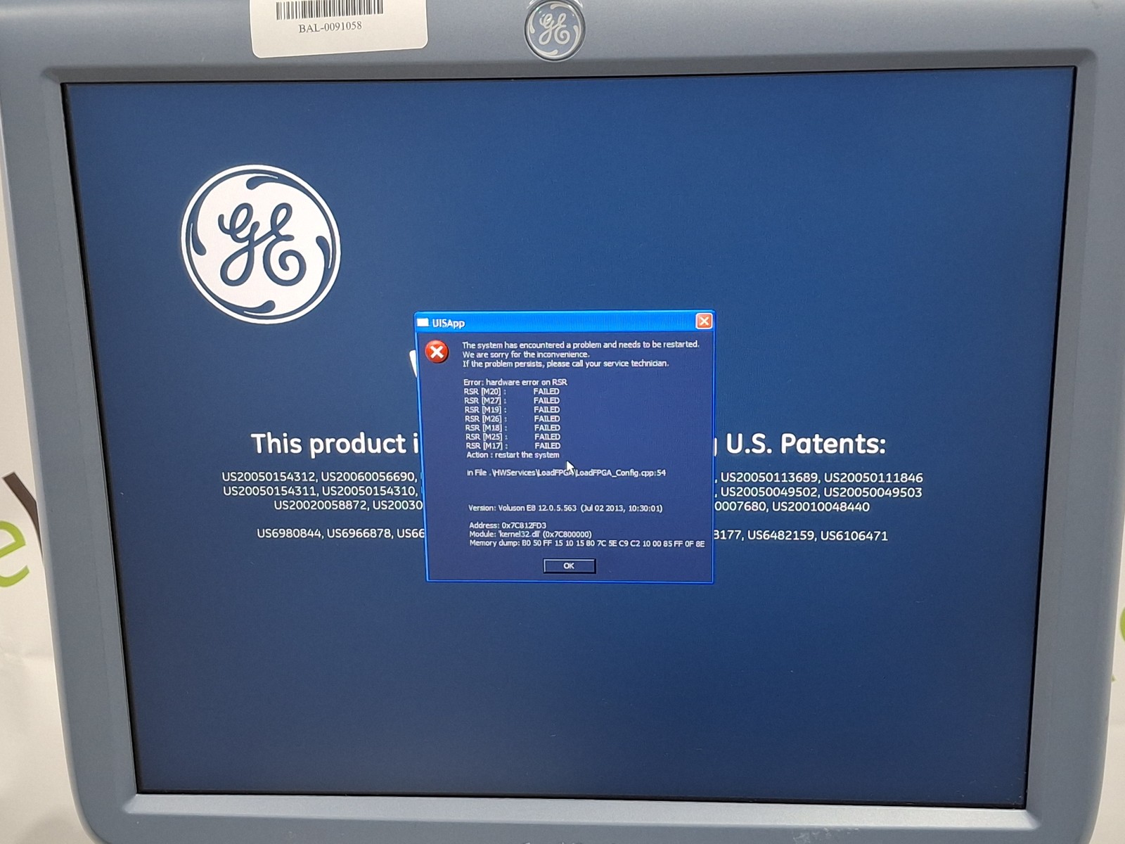 GE Healthcare Voluson E8 Ultrasound