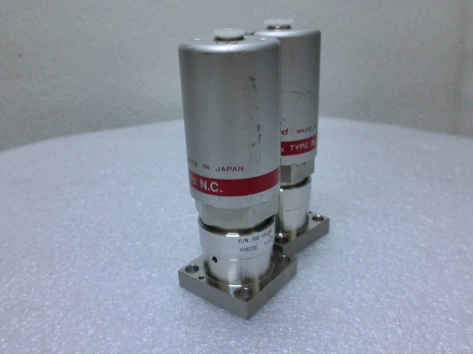 2pc Fujikin 708222 Diaphram Valve,LAM 766-197842-310 Rev C,O.P.0.5~0.6mPa_,96435