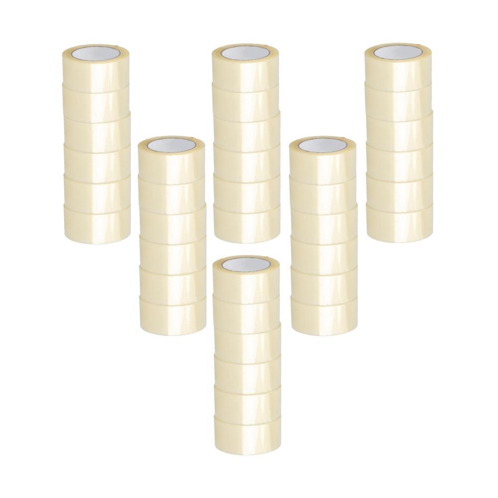 36 Rolls – Carton Sealing Packing Tape 2″x 110 Yards – 1.75 Mil Clear Box Tape