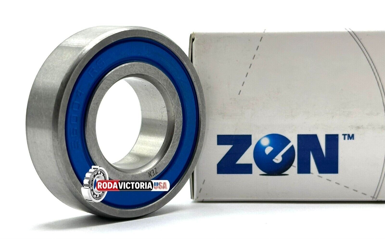 ZEN S6004 2RS Stainless Steel Ball Bearing, Rubber Sealed 20x42x12 mm