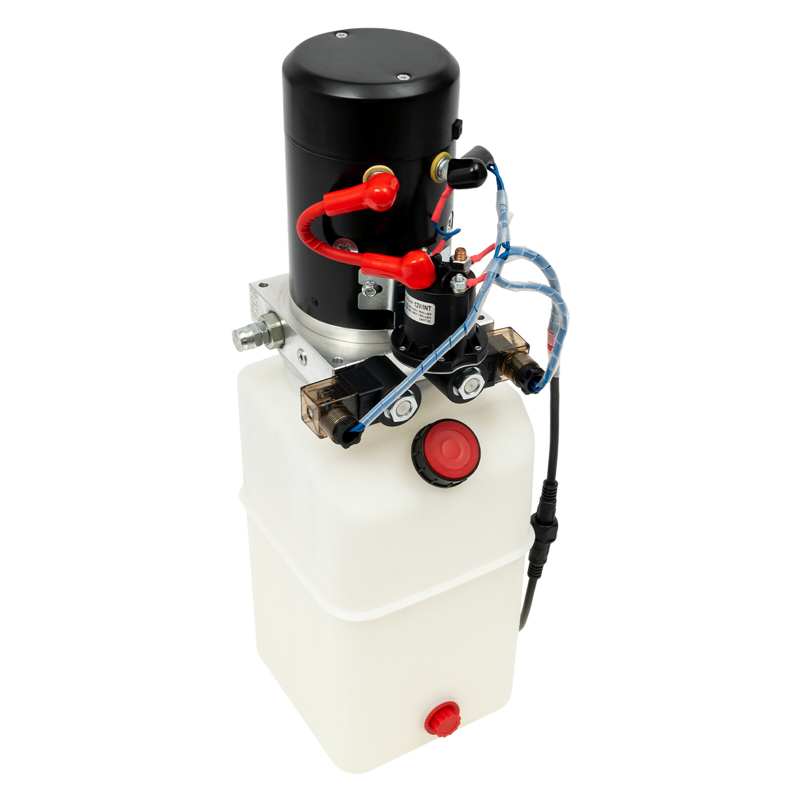 5.68L/6QT Single Acting Hydraulic Pump Hydraulic Pump Motor 1.6KW DC12V 3000RPM