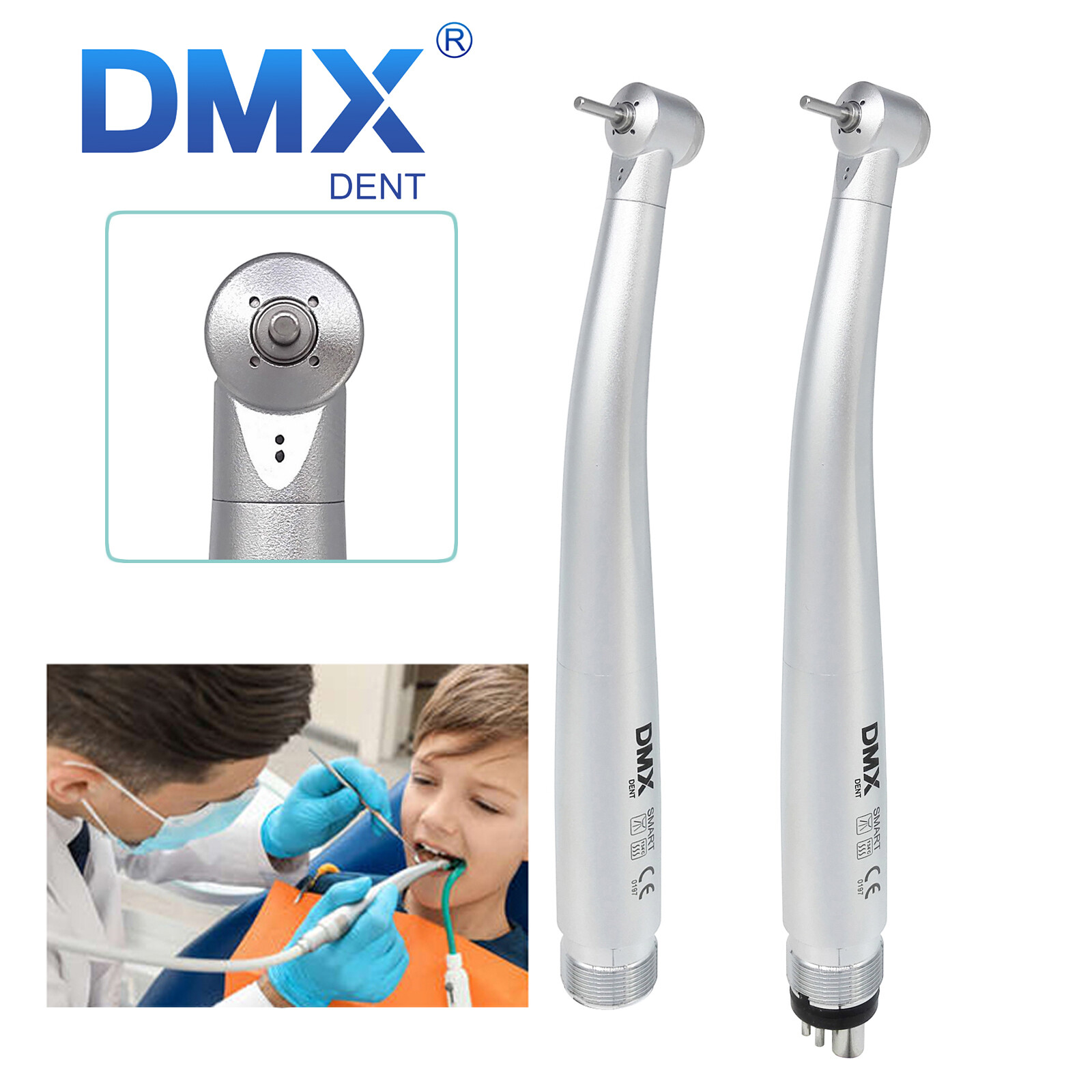 DMXDENT NSK Style Dental High Speed Handpiece Pedo Pediatric Mini Small Head