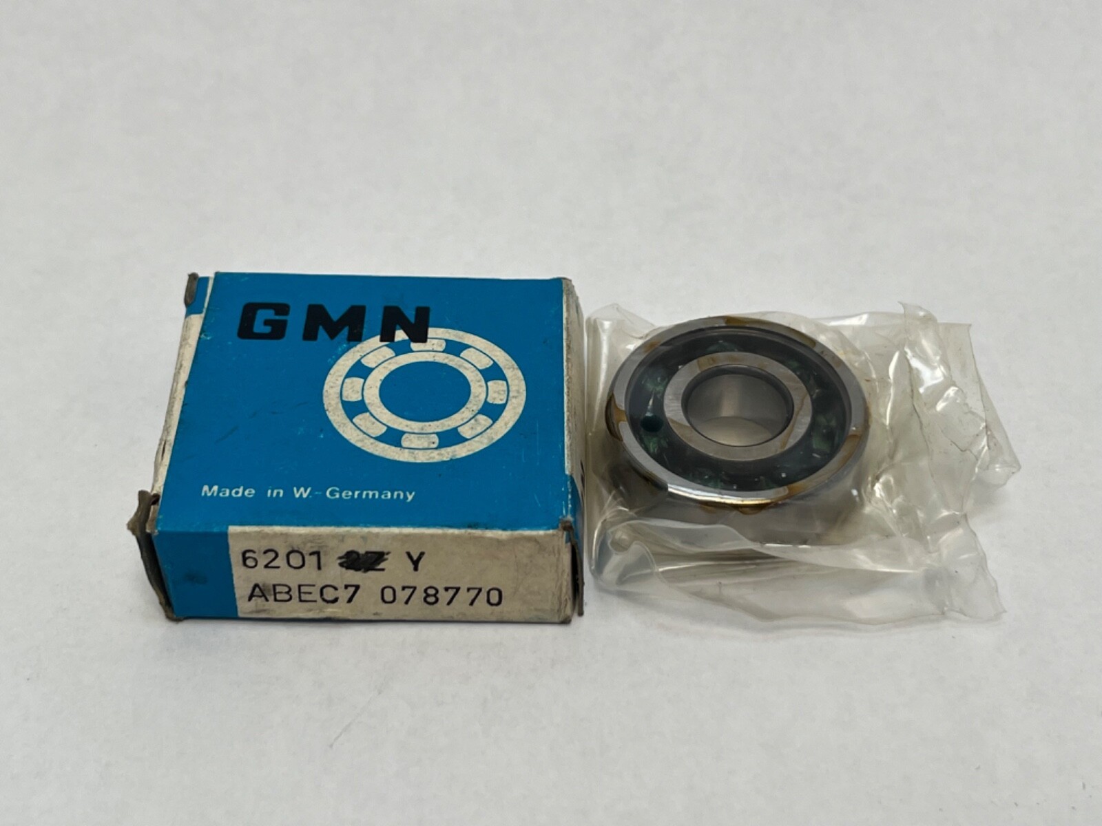 GMN 6201YP4 Bearing 12x32x10 mm 6201-P4 6201-Y-P4 MM201K-BR Germany
