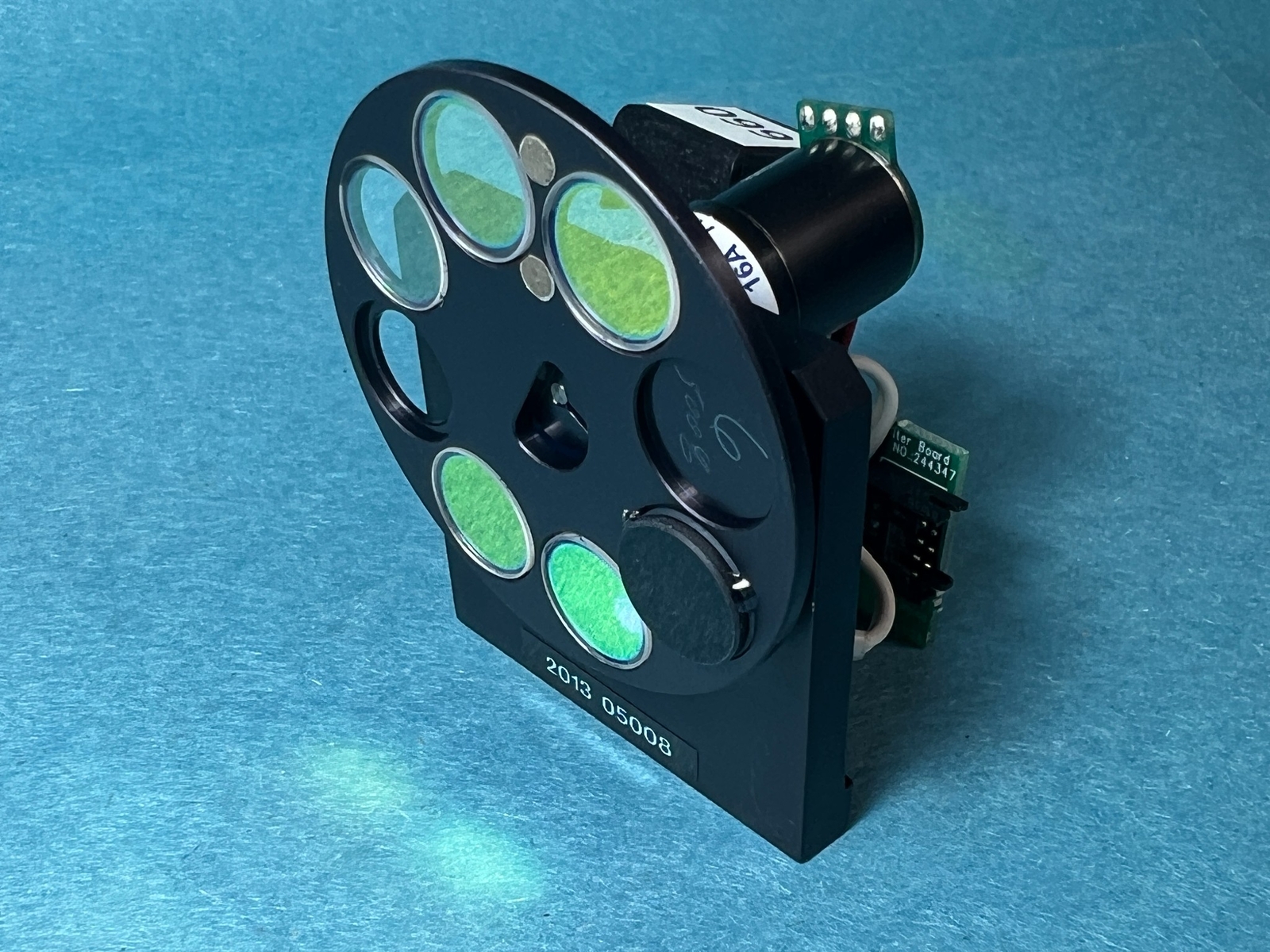 Motorized Optical OD Filter Wheel,8 Position,1/2″,Faulhaber Stepper,Laser,660nm