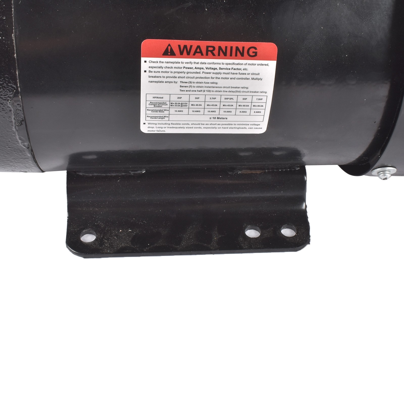 5 HP Farm Duty Single Phase Electric Motor 1800RPM 184T Frame TEFC 208/230Volt