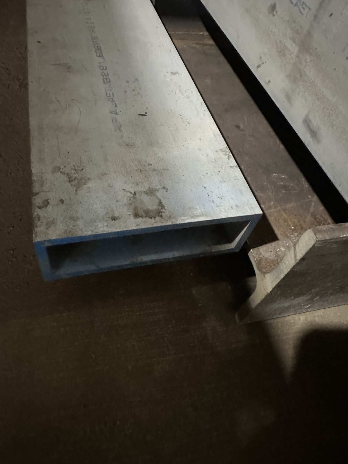 6061 T6 Aluminum Rectangle Tube 2″ x 6″ x 12″ Long 1/4″ .250″ Wall