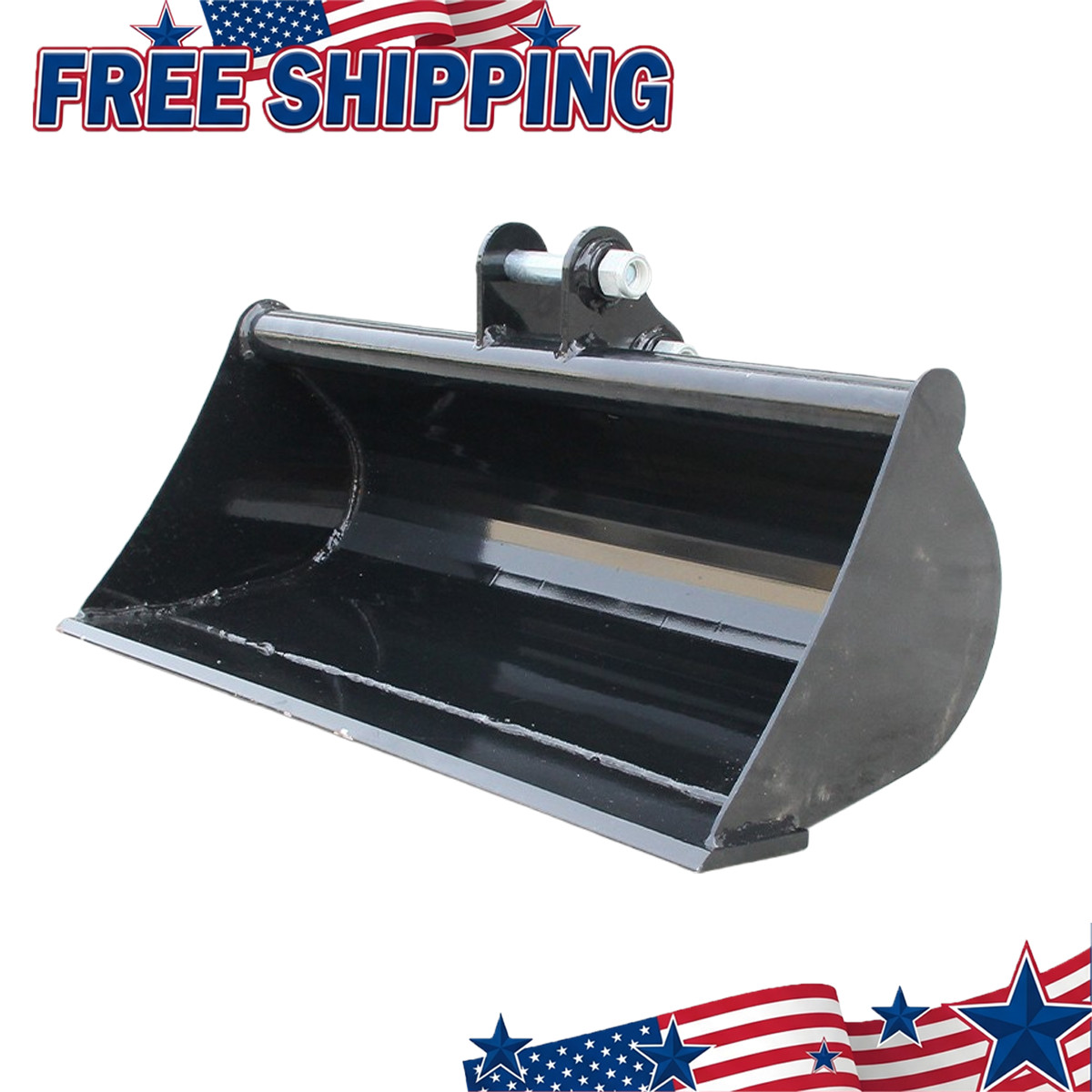 800mm Plain Flat Bucket For 0.8-1.5 Ton Mini Excavator Attachmenst FREE SHIPPING