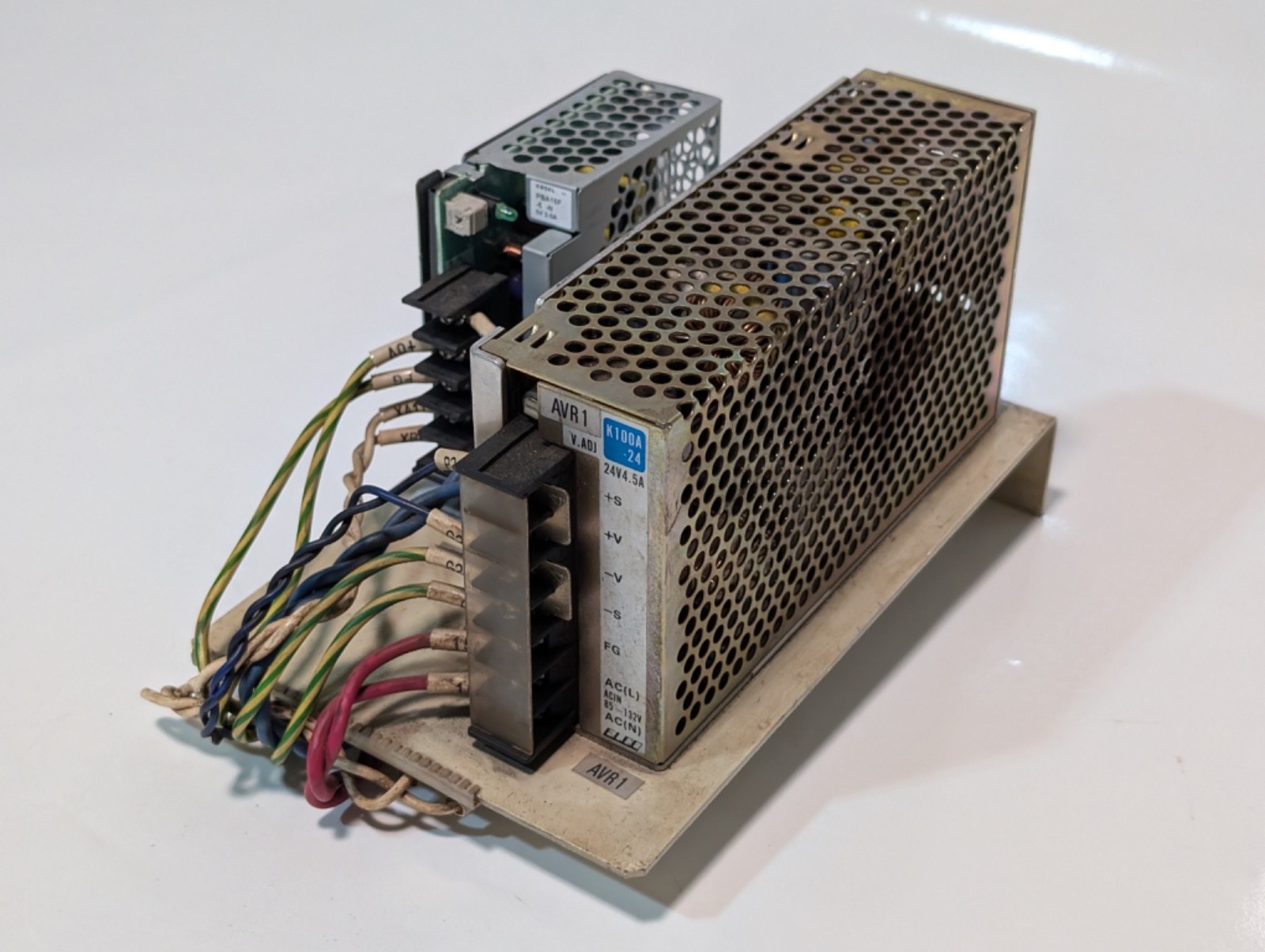 Cosel PBA15F 5V 3A + K100A-24 24V 4.5A PSU assembly w/ TDK filter as shown