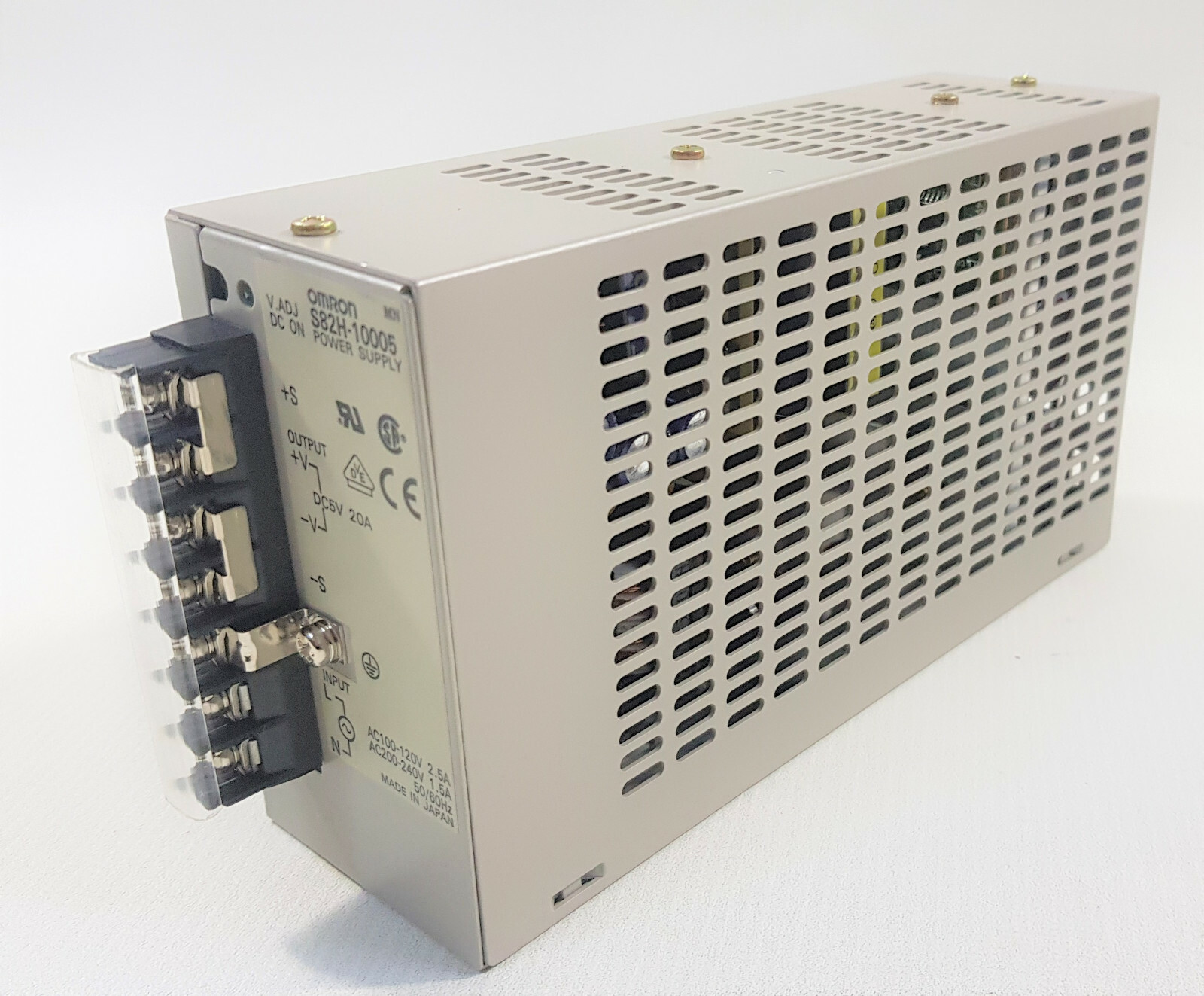 Omron S82H-10005 Power Supply AC100-120V 2.5, AC200-240V 1.5A, 50/60Hz
