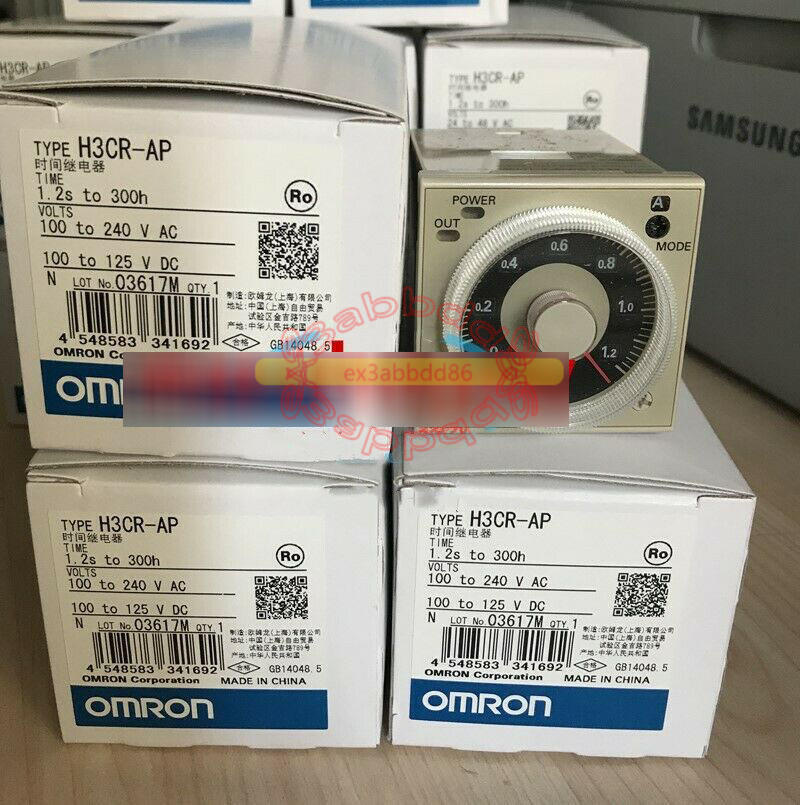 1PCS New Omron Time relay H3CR-AP 100-240V 1.2s-300h