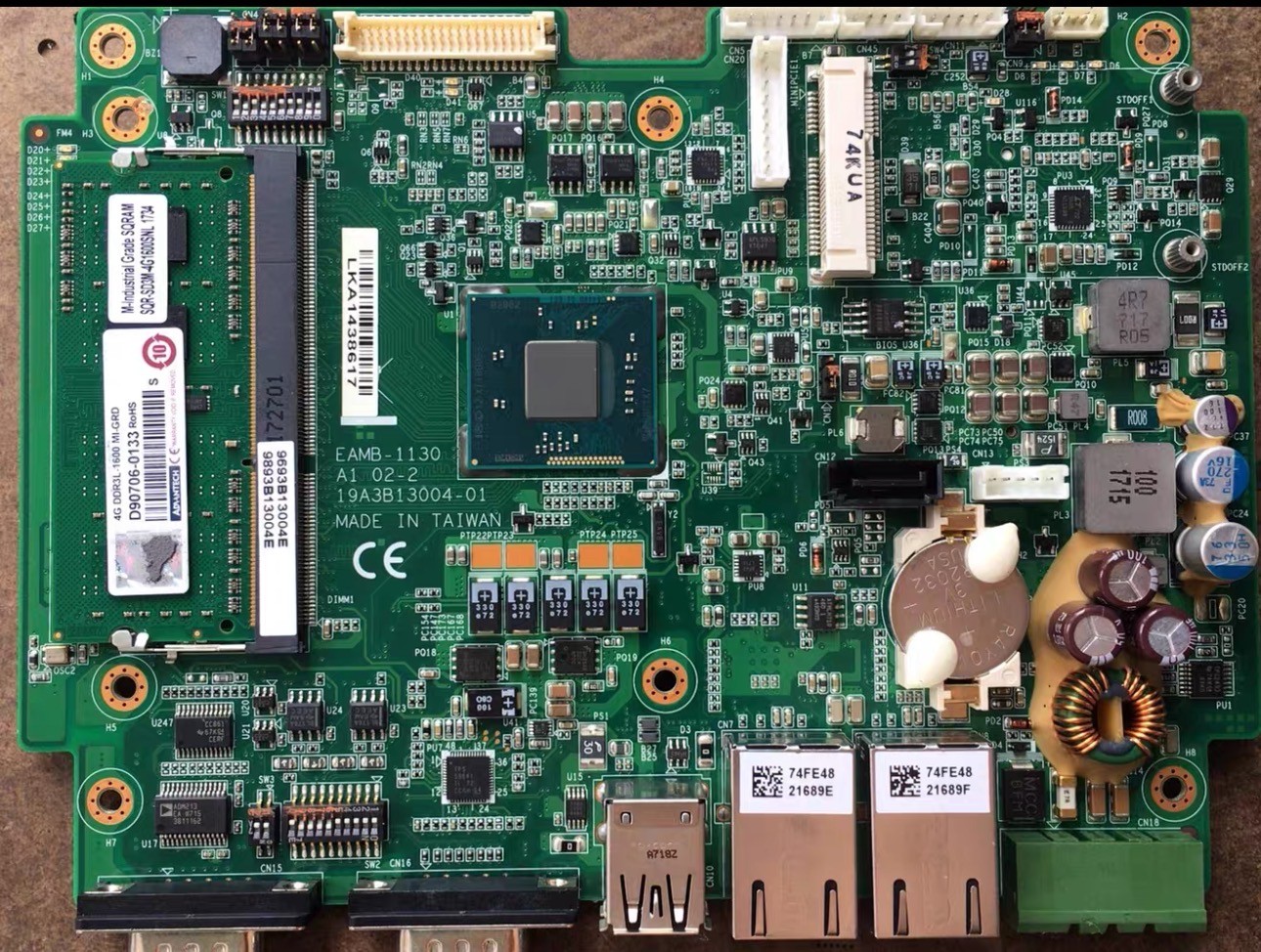 1PCS used Advantech EAMB-1130 Motherboard Free delivery