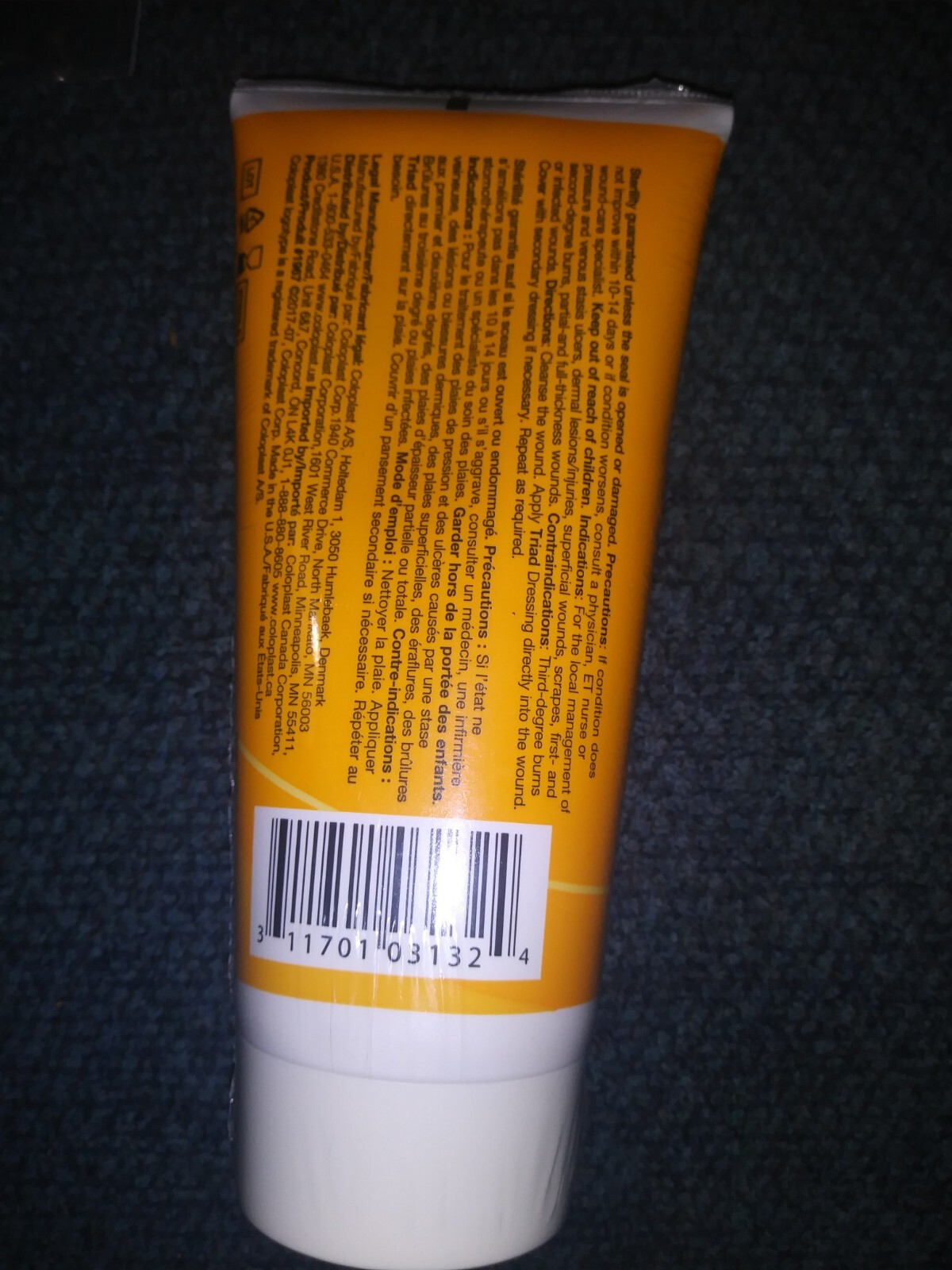 Coloplast Triad Hydrophilic Wound Dressing Paste #1967 6 oz NEW SEALED