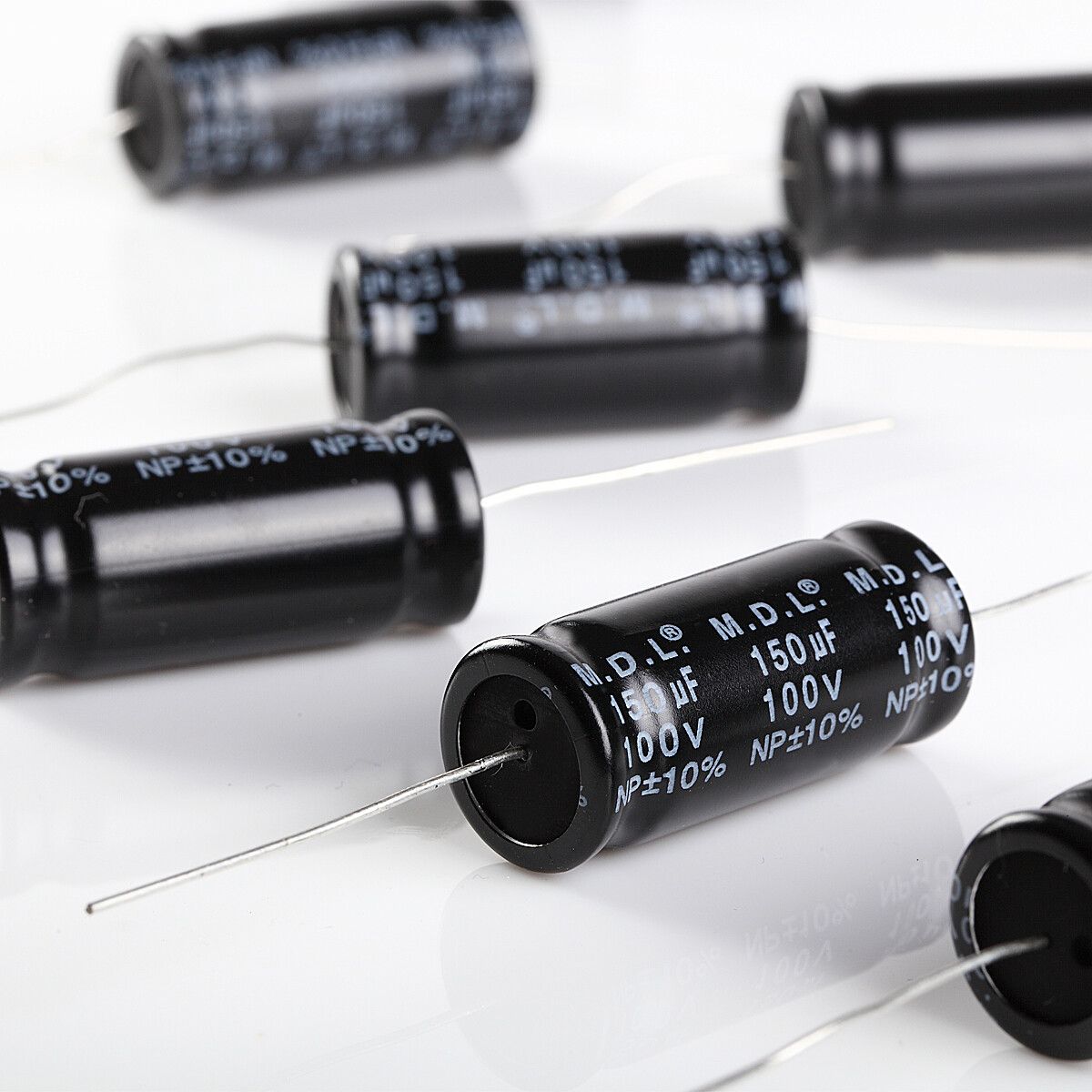 Axial Electrolytic Audio Capacitor 2.2, 80, 100, 125, 150 uF LOT