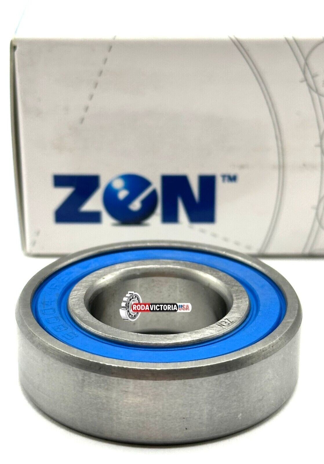 ZEN S6004 2RS Stainless Steel Ball Bearing, Rubber Sealed 20x42x12 mm