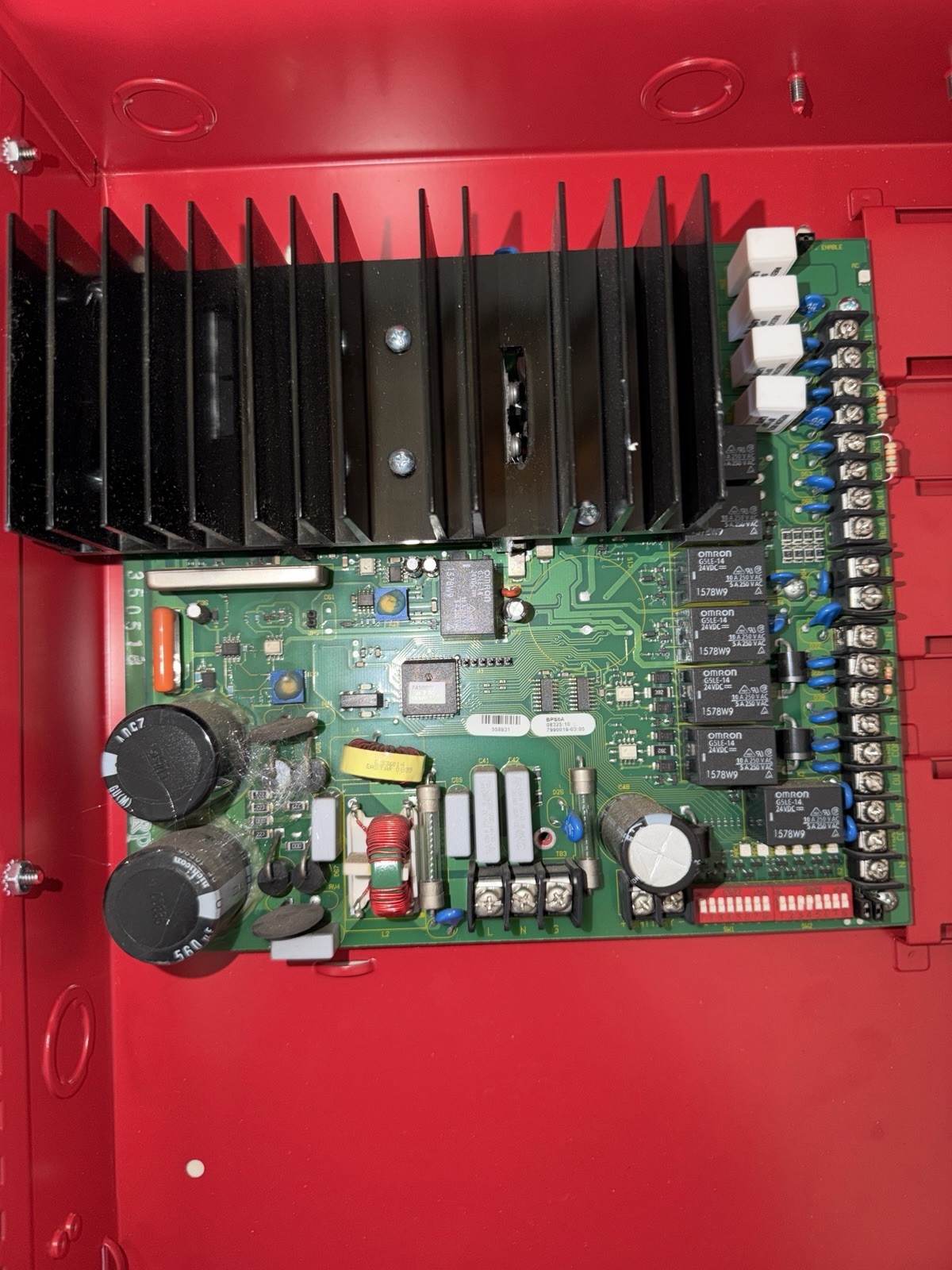 Edwards BPS6A Fire Alarm Remote Booster Power Supply, 6.5A 120VAC