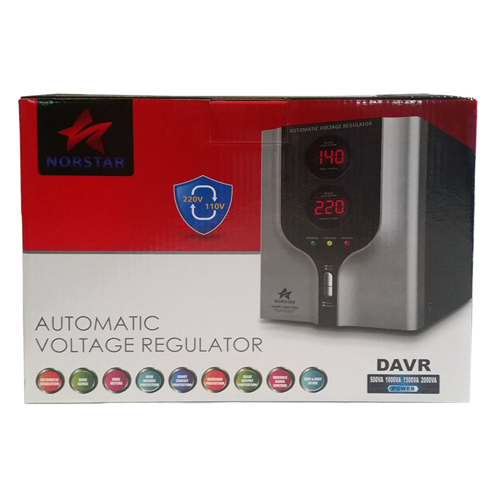 Norstar Step UP & Step Down Voltage Converter with Automatic Voltage Regulator