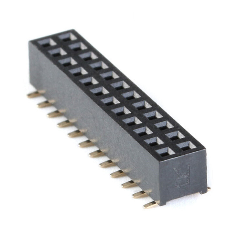 2.0mm Pitch SMD Double Row PCB Female Pin Header 2×2/3/4/5/6/7/8/10/12/20/40P