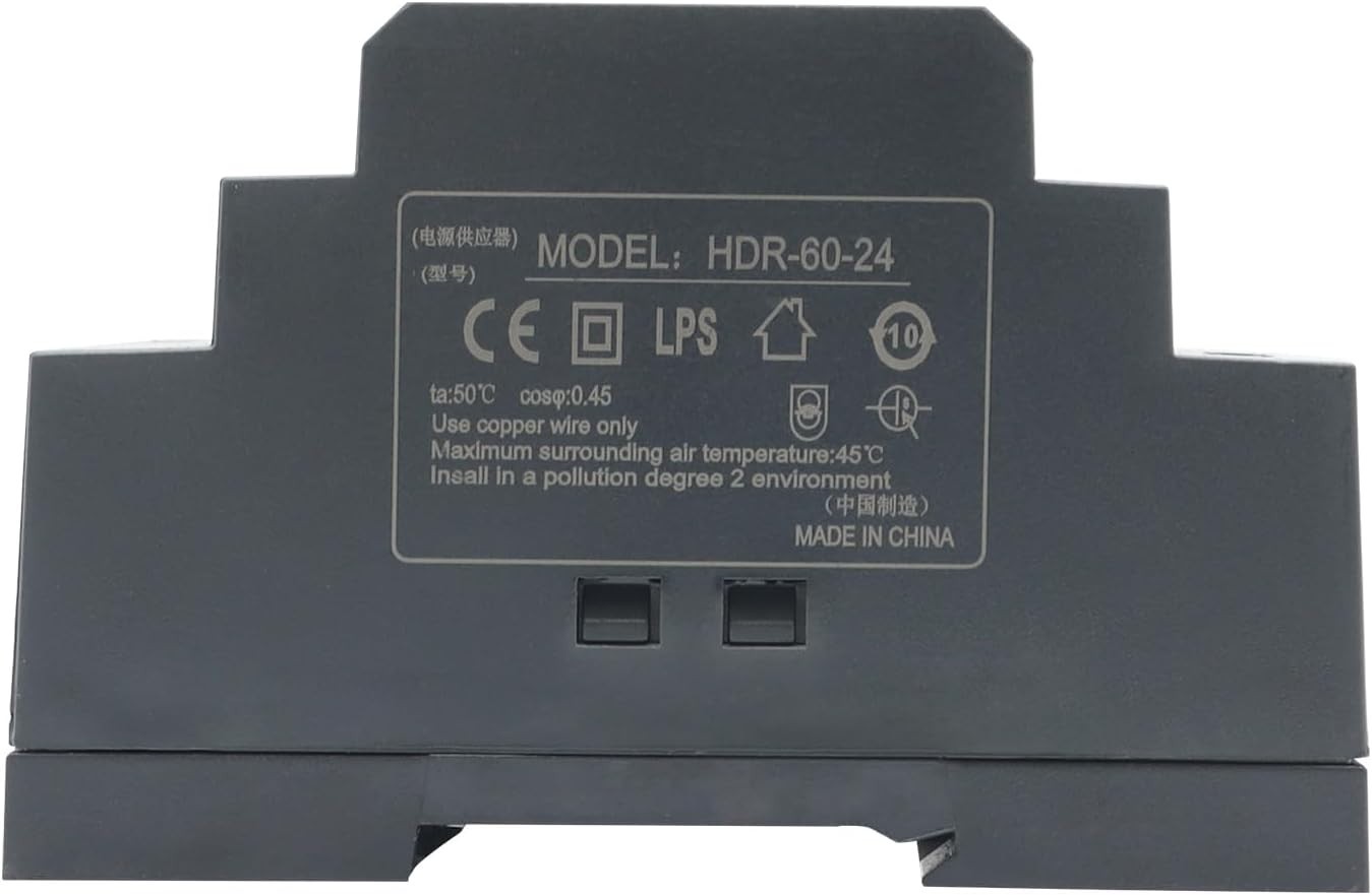 Professional 24V 2.5A Switching Power Supply, Ultra Slim, Safe Automation