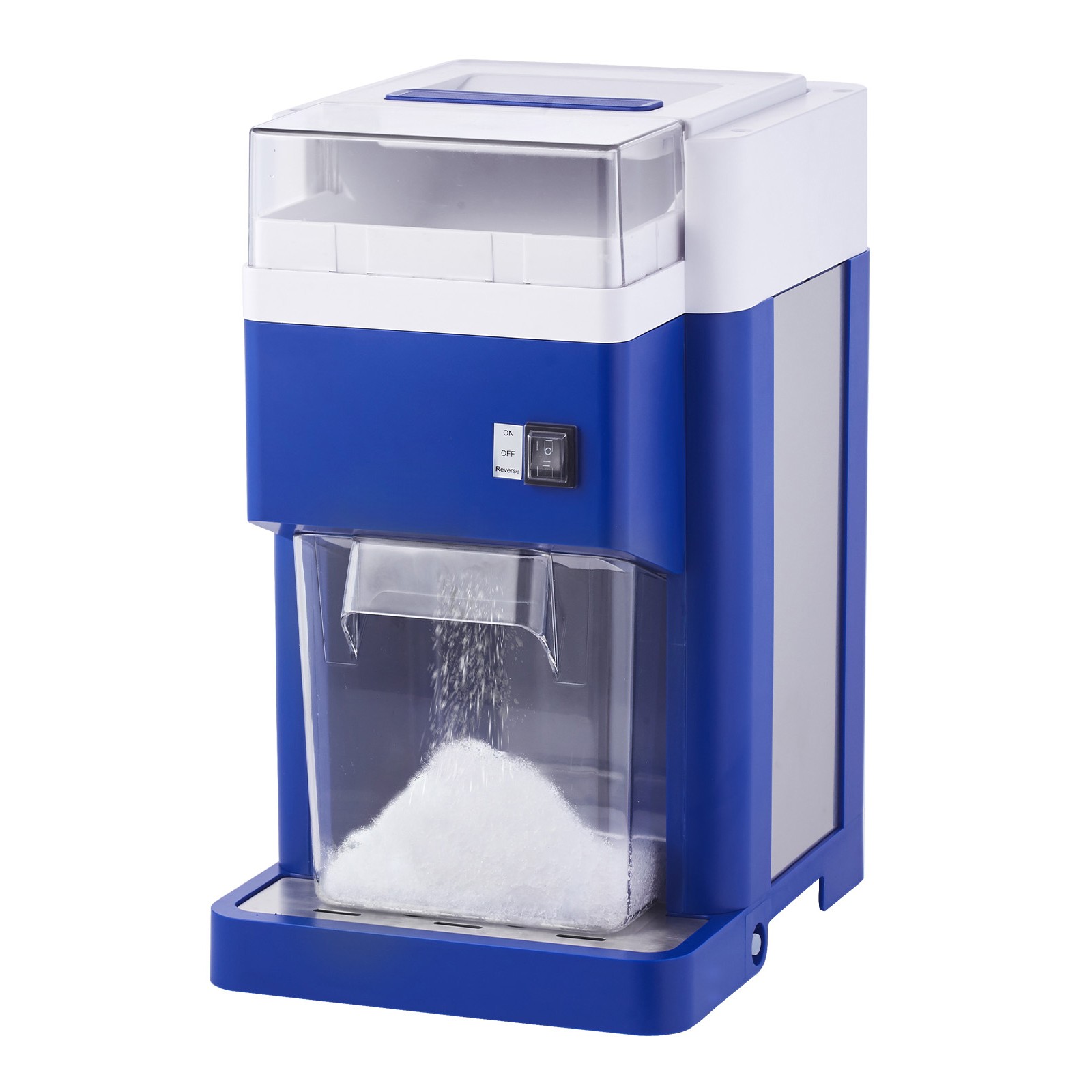 Uimoso 286lb/H Commercial Ice Crusher 300W Ice Shaver Maker Snow Cone Machine
