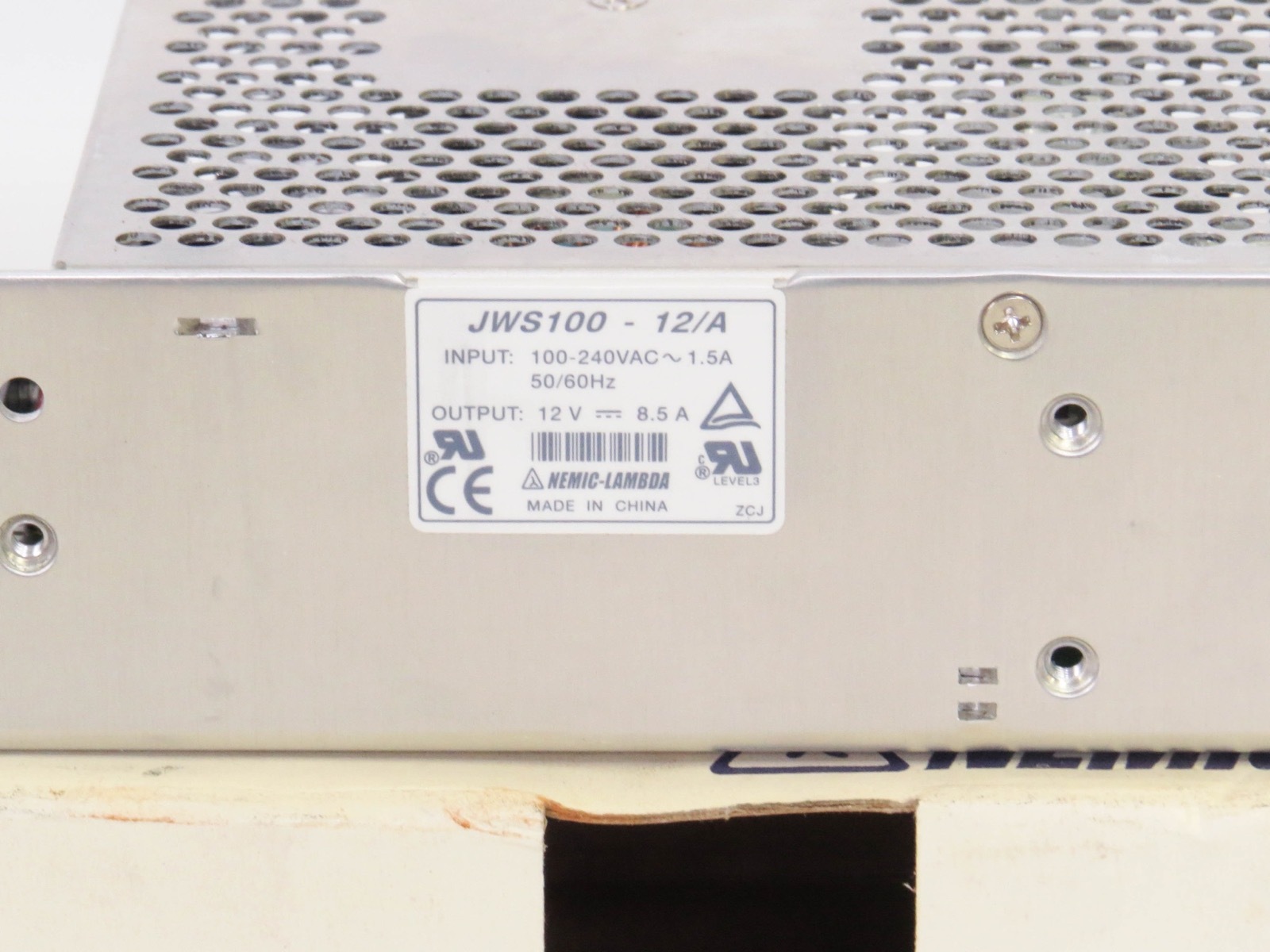 Nemic-Lambda JWS 100 JWS100-12/A Switching Power Supply JWS Series 100-240VAC