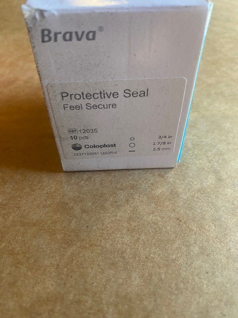 Coloplast Brava 12035 Protective Seal Thick 3/4″ (1 Box of 10 Seals)