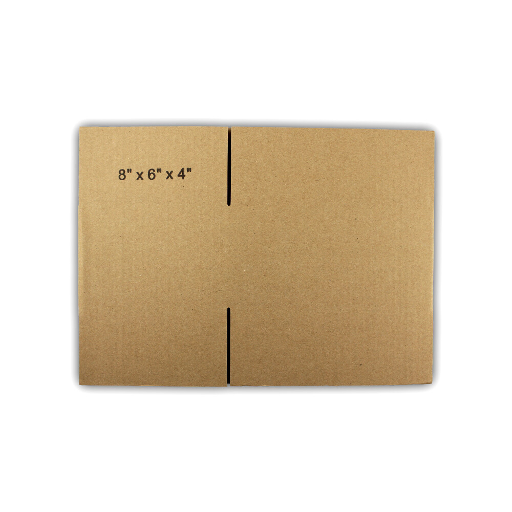 1-Box 8x6x4 “EcoSwift” Brand Cardboard Packing Mailing Shipping Corrugated