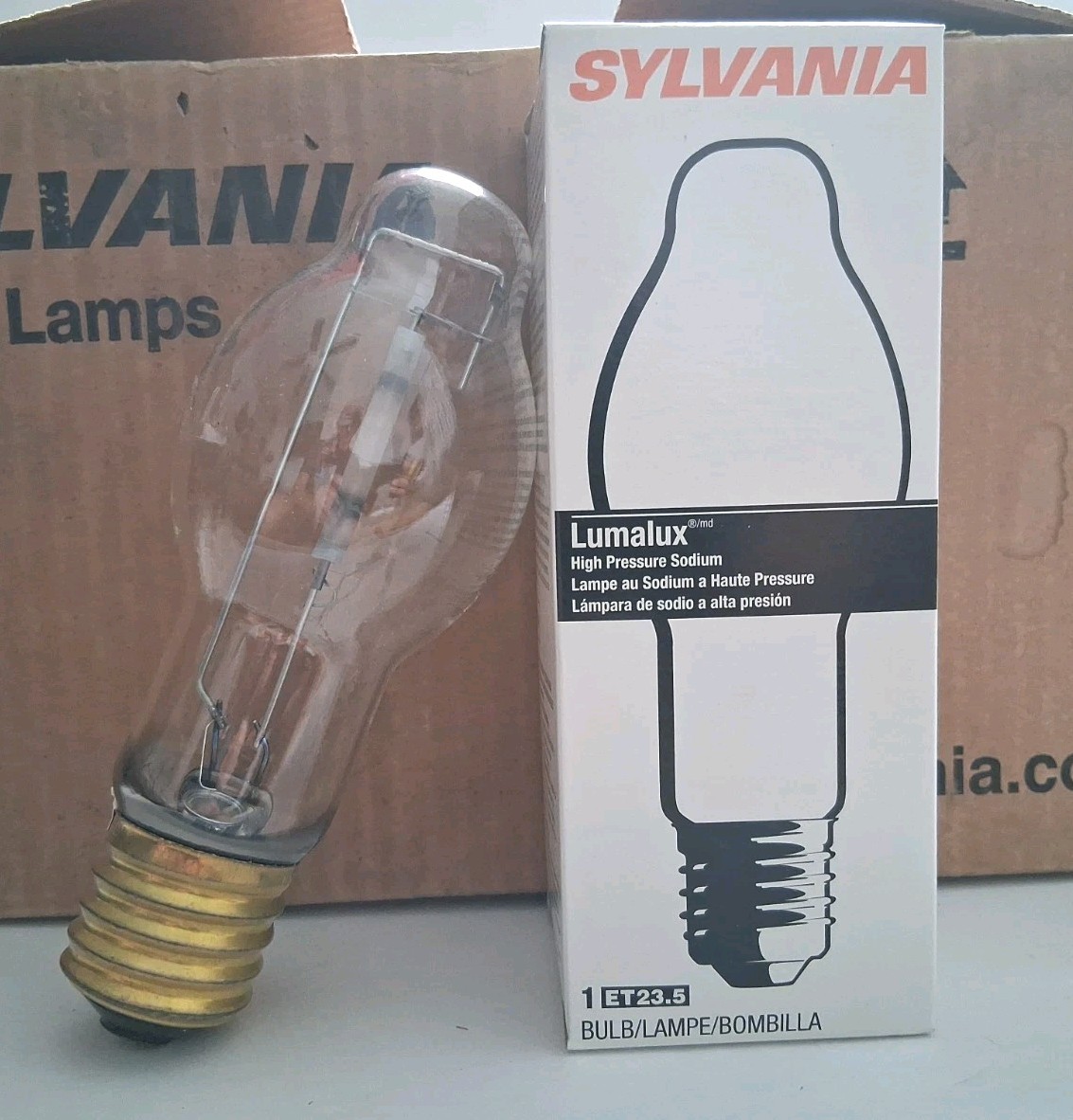 Sylvania 67514 LU100/ECO 100W S54 Clear E39 Mogul Base ET23.5 HID Bulb/Lamp