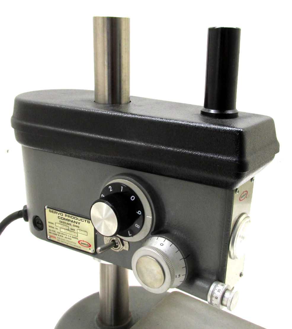 AS-IS! SERVO 7″ VARIABLE SPEED SENSITIVE PRECISION BENCHTOP DRILL PRESS – #7000