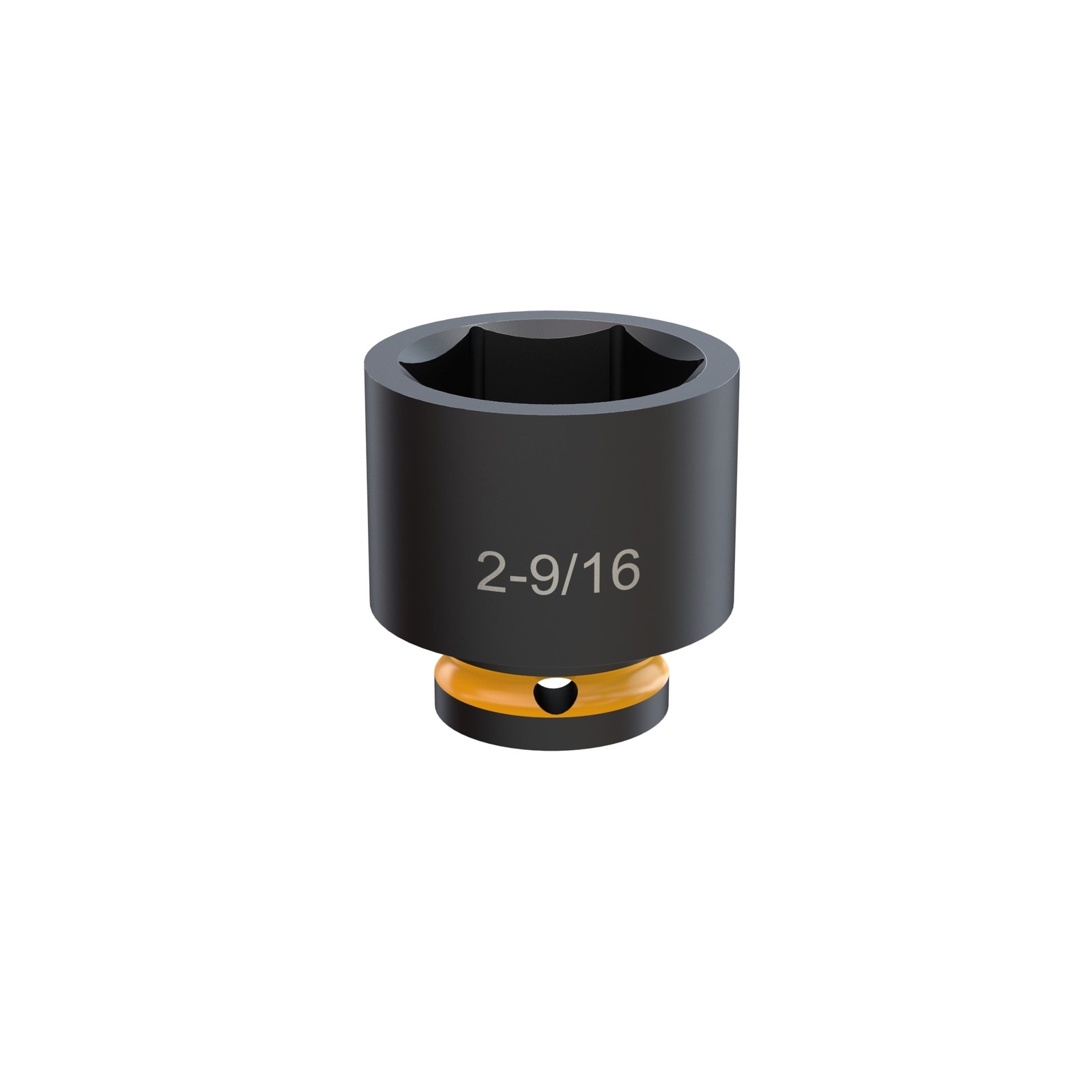 Klutch 1in.-Drive 6-Point Chrome Molybdenum Jumbo Socket, 2-9/16in. SAE