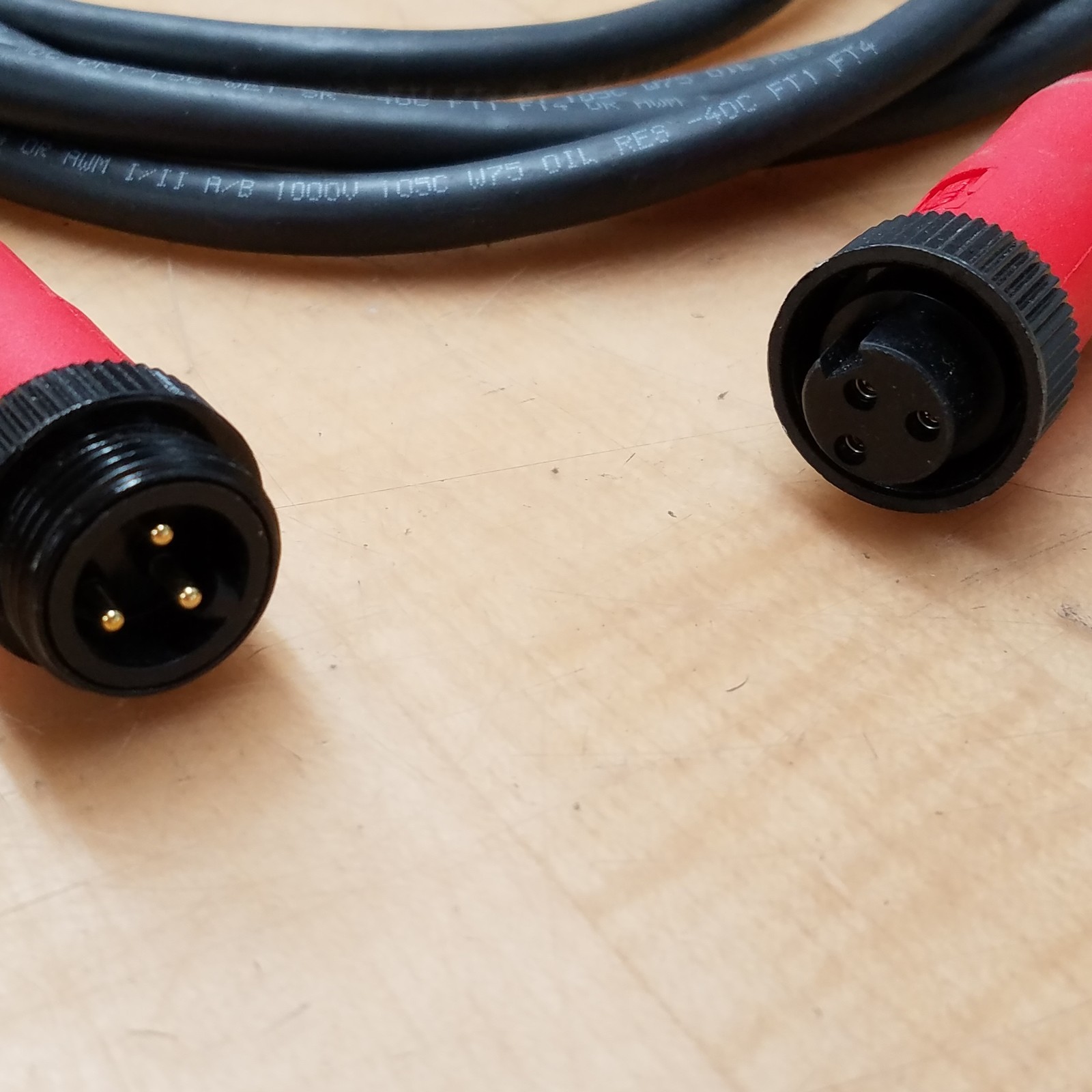 BradPower 113030K20M030E Double Ended Cordset, 14 Awg, 3 Pole, 1300621012