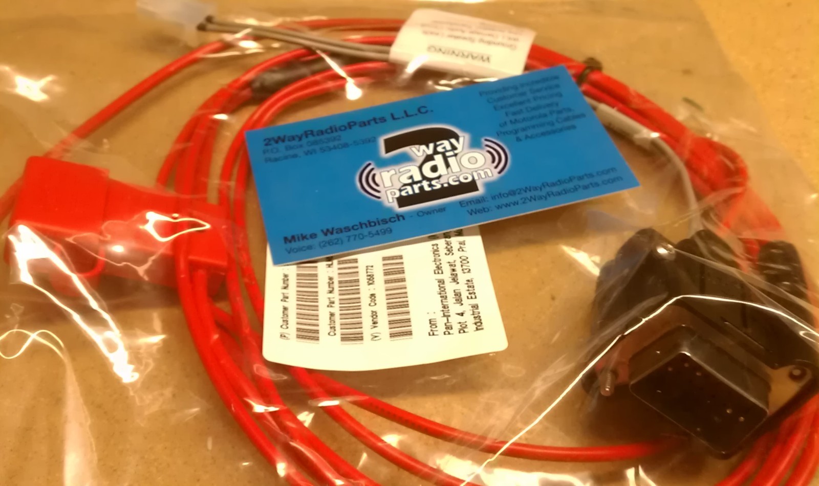 Motorola Rear Accessory Connector Cable HLN6863B XTL5000 XTL2500 APX6500 APX7500
