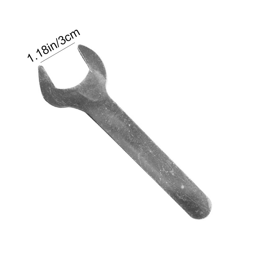 JIALWSJWAN Flat Spanner 30mm Single Open End Steel 1.18″/30mm, Grey