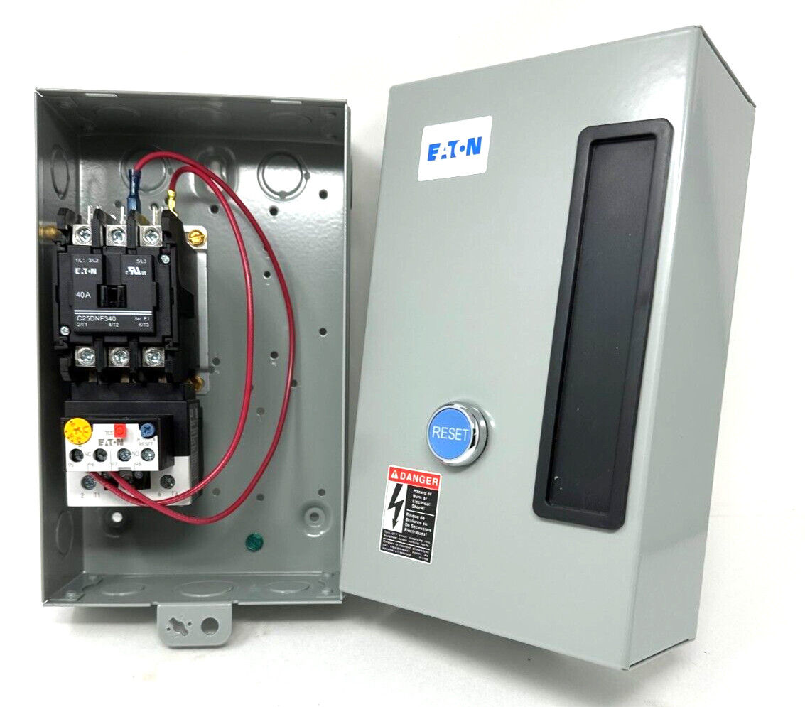AIR COMPRESSOR MOTOR STARTER 5 HP TO 7.5 HP 230 VOLT SINGLE PHASE 24 TO 40 AMPS