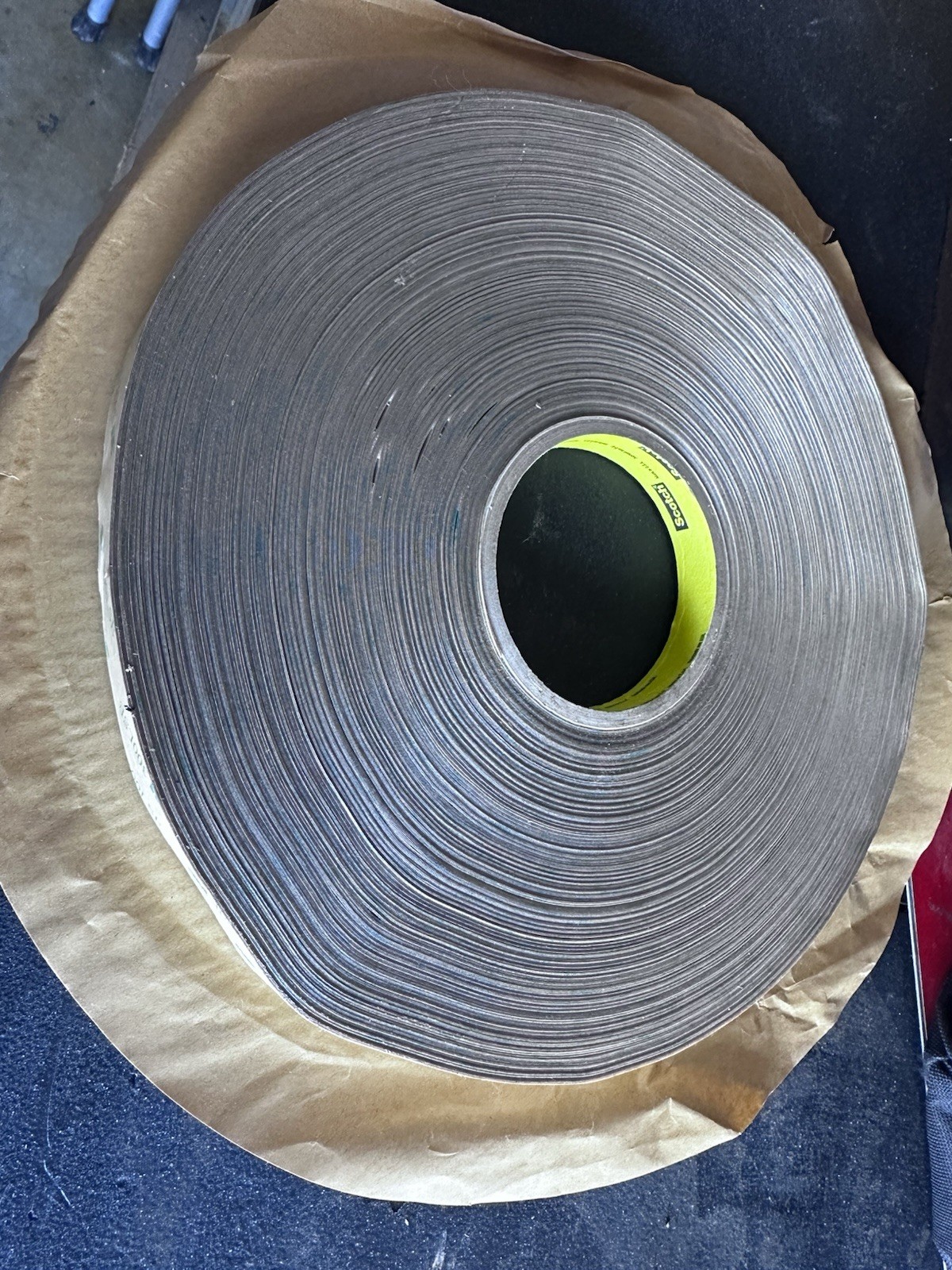3M Double Coated Tape 93020LE, Clear, 1/2 in x 180 yd, 7.9 mil, 1 Roll