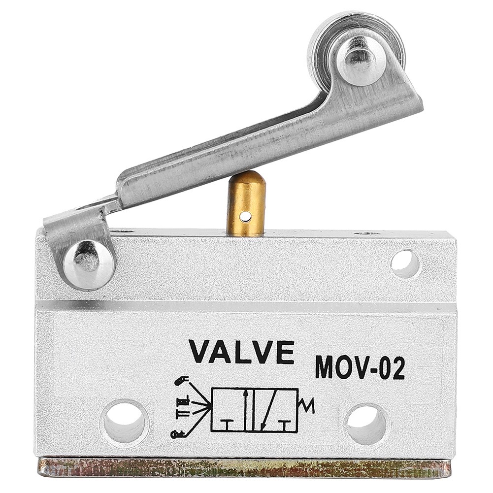 ­MOV-02 G1/8 Thread Roller Lever Air Pneumatic Mechanical Valve 0-0.8MPa