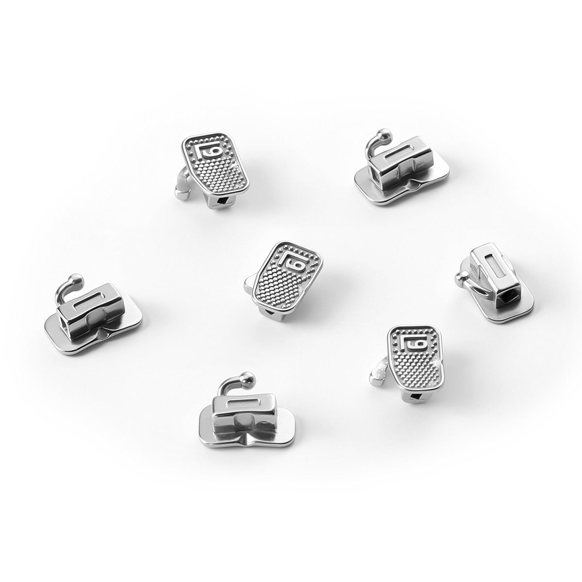 50set Dental Orthodontic 1st Molar Roth 0.022 Buccal Tubes Bondable Monoblock