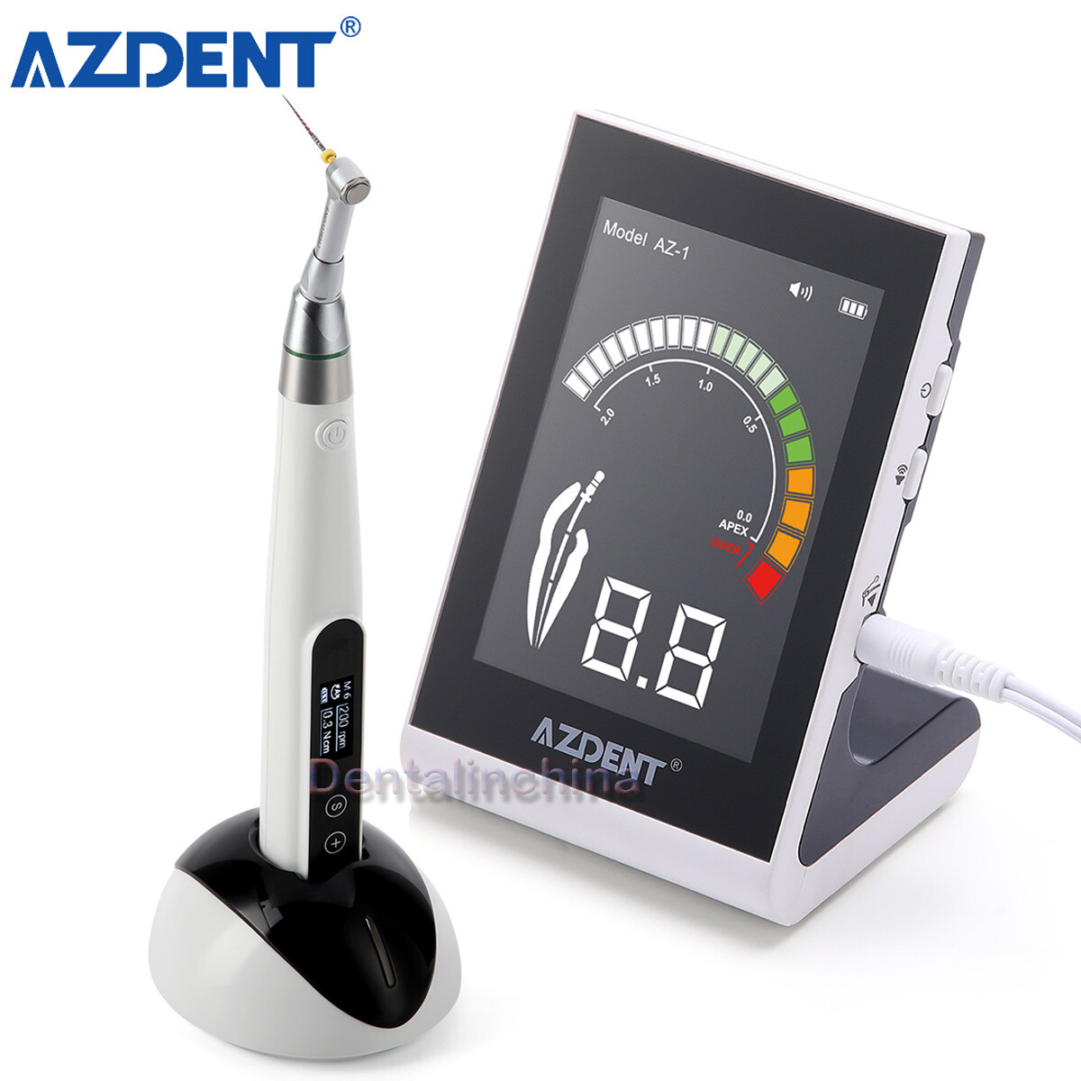 Dental Cordless LED Endo Motor 16:1 Contra Angle / Endo Root Canal Apex Locator