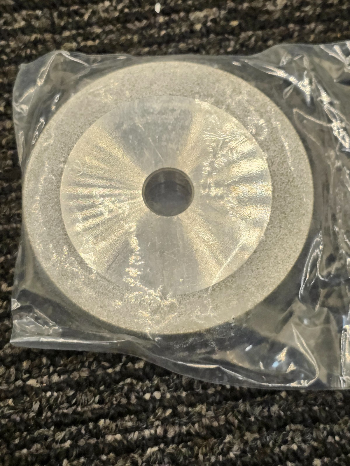 3 inch Flat Diamond Grinding Wheel 150 Grit, 1/2″ Arbor, 10mm Wide