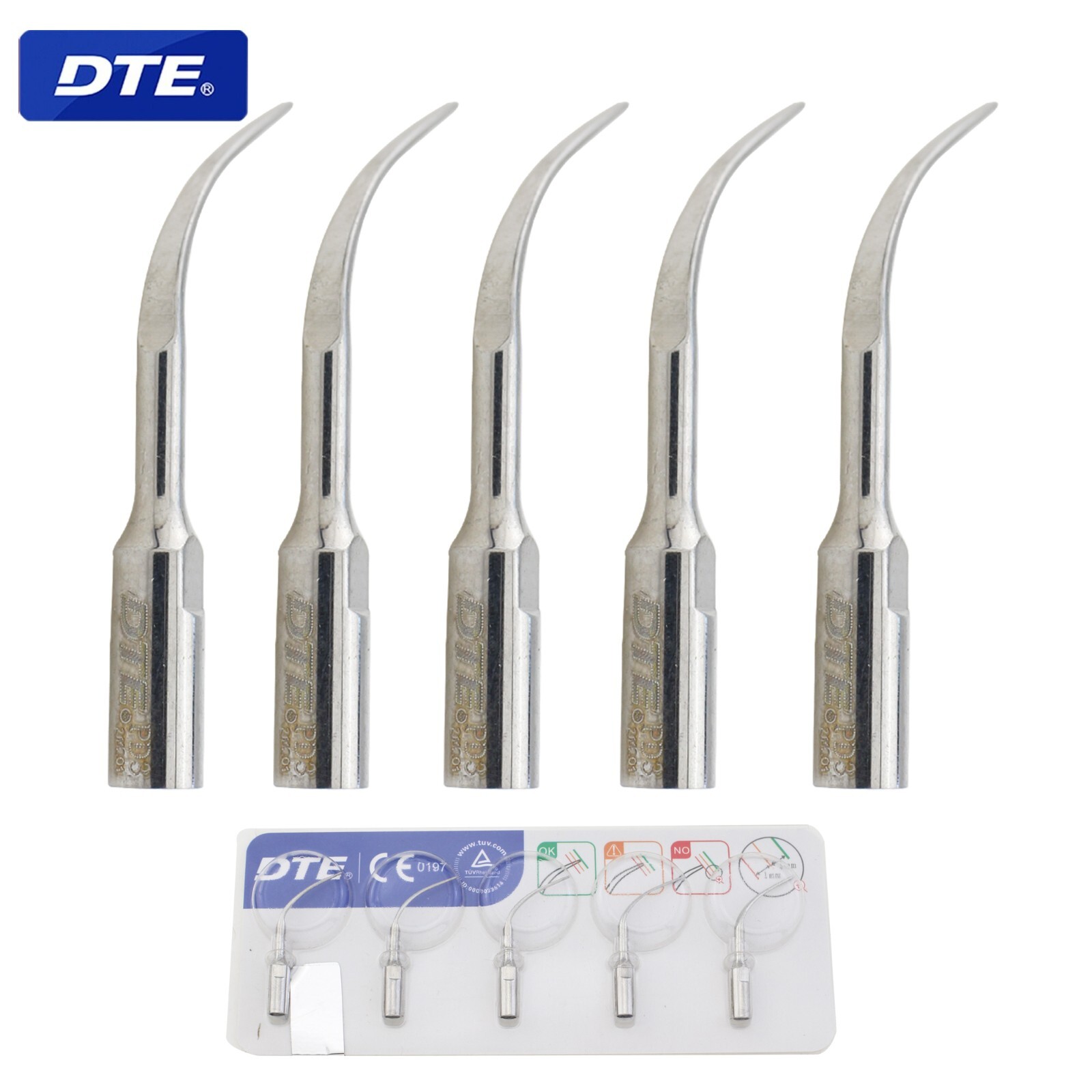 Woodpecker Dental Ultrasonic Scaler DTE V3 LED Handpiece HD-7L Piezo Tip GD1 PD1