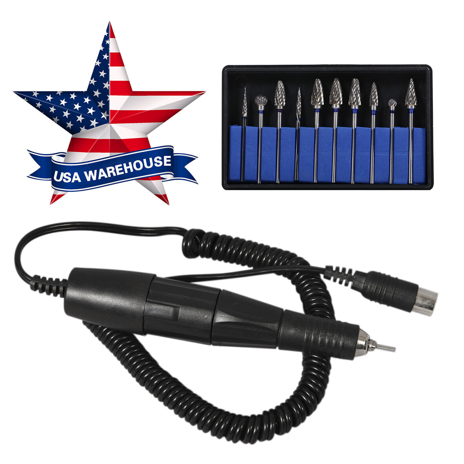 Dental Lab Electric Micromotor Polishing Handpiece Fit for Marathon 35,000 rpm