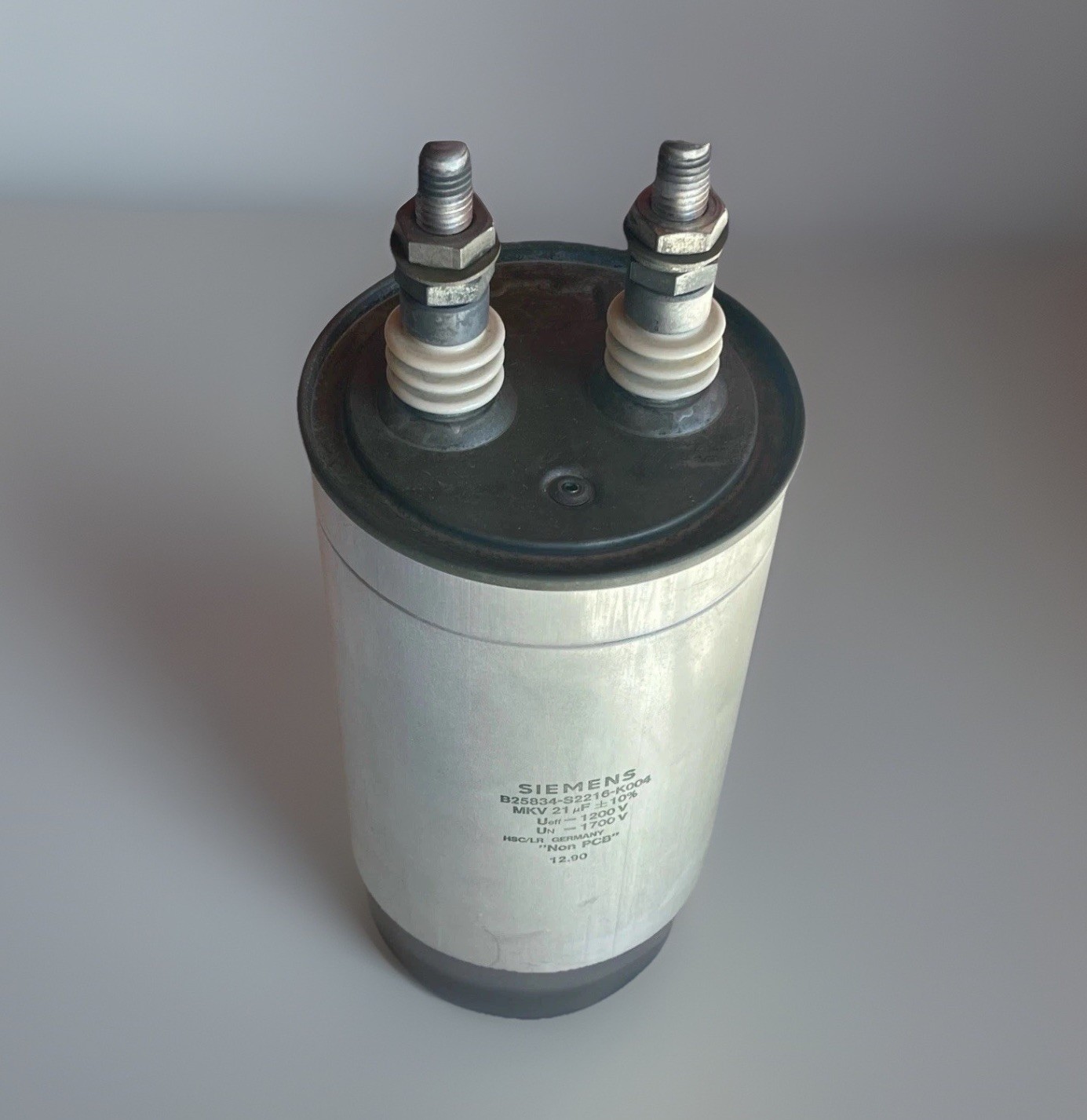 Siemens B25834 MKV 21uF 1700V High Voltage Power Capacitor HV Industrial uF