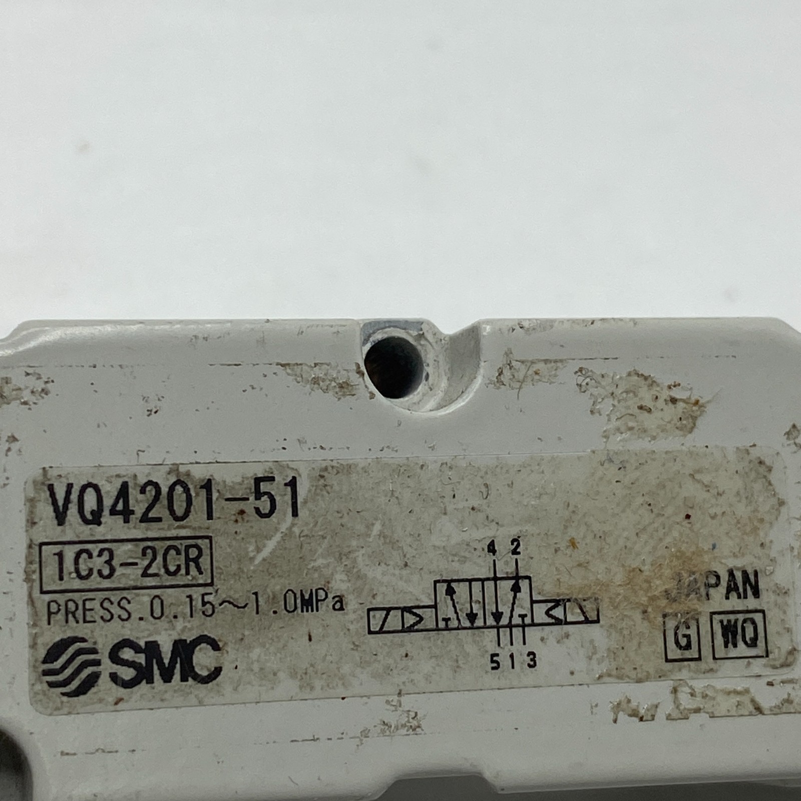 SMC VQ4201-51 Solenoid Valve 5 Port Plug-in Type 0.15-1.0MPa 24VDC